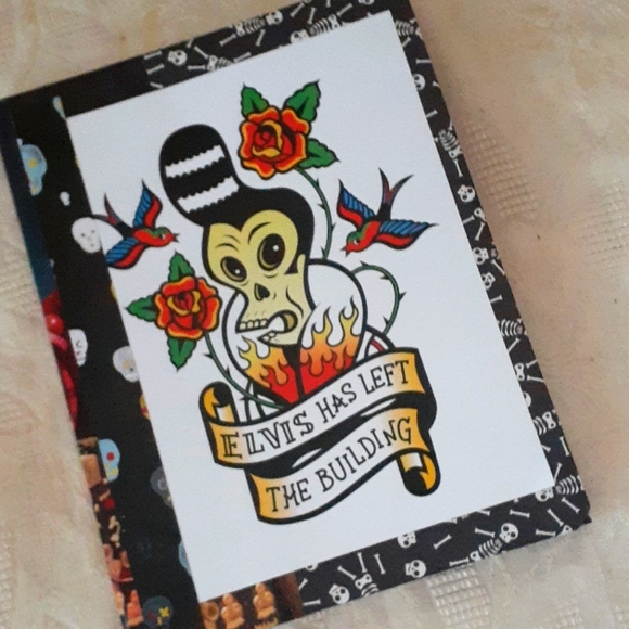 Elvis Day of the Dead Journal Handmade One of a Kind - Picture 3 of 7
